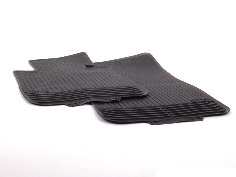 BMW Front Rubber Floor Mat Set Anthracite - Genuine BMW 