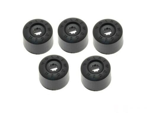 Volkswagen Wheel Nut Cover Caps 5pcs Genuine Volkswagen
