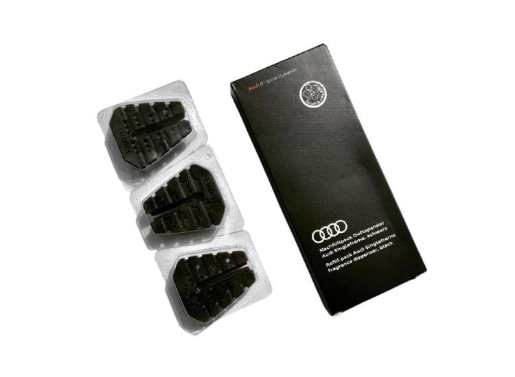 Audi Air Freshener Fragrance Black Replacement Cartridges Black - Genuine  Audi 81A087009