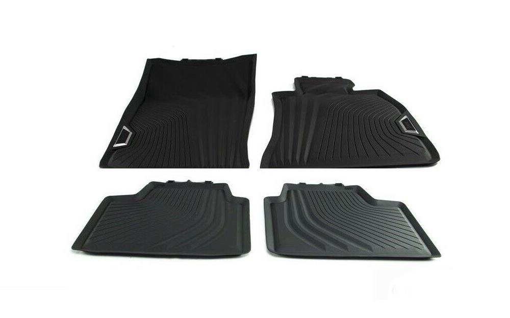 BMW Rubber Mats Genuine - BMW All 51472461170/51472461169 Weather LLLParts Front Rear RHD 